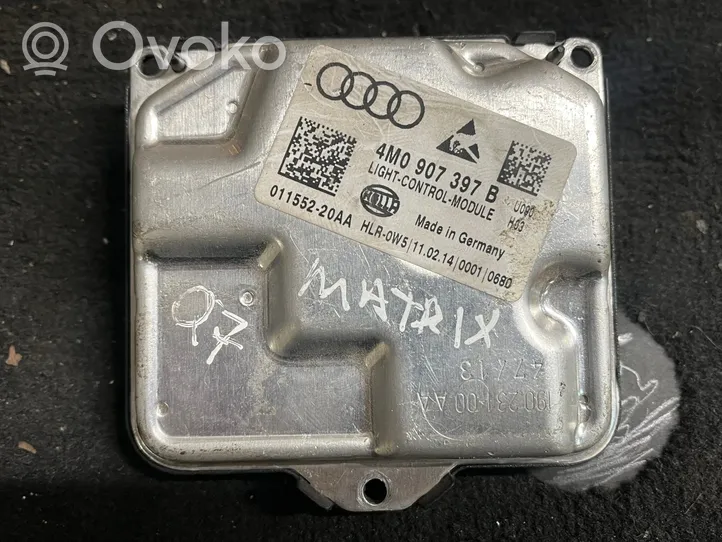 Audi Q7 4M Moduł sterujący statecznikiem LED 4M0907397B