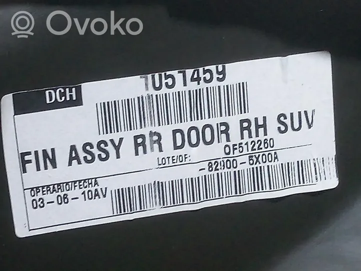 Nissan Pathfinder R51 Boczki / Poszycie drzwi tylnych 829005X00A