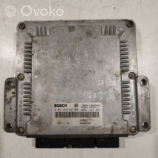 Renault Vel Satis Centralina/modulo motore ECU 0281010637