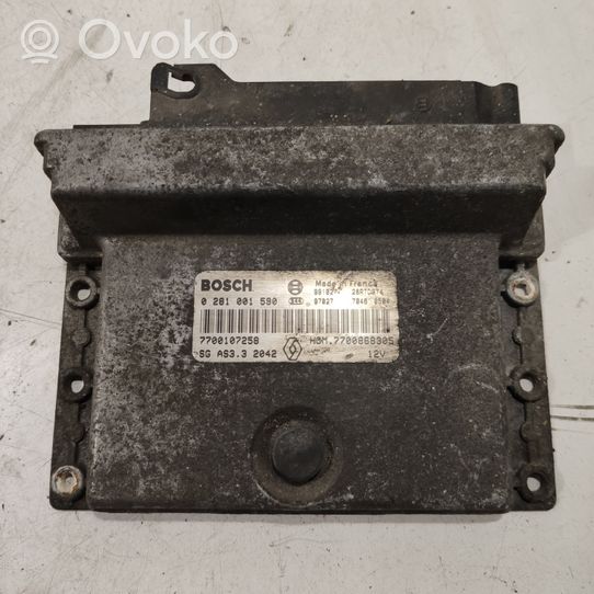 Renault Espace III Unité de commande, module ECU de moteur 0281001590