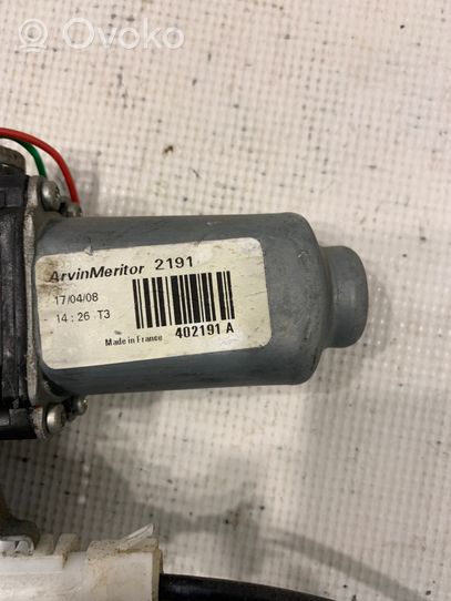 Nissan Qashqai Mécanisme lève-vitre de porte arrière avec moteur 402191A