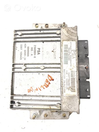 Citroen Berlingo Sterownik / Moduł ECU 9643782580