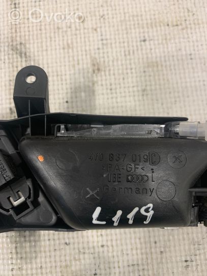 Audi A6 S6 C6 4F Poignée inférieure de porte avant 4F0837019D