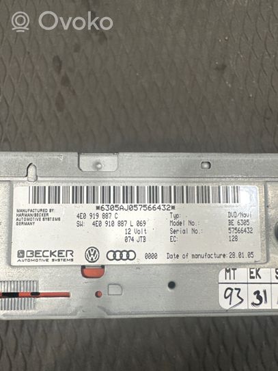 Audi A6 S6 C6 4F Centralina/modulo navigatore GPS 4E0919887C