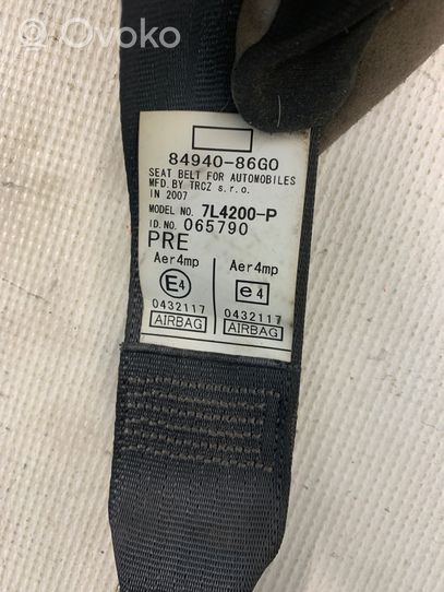 Suzuki Ignis Ceinture de sécurité avant 8494086G0