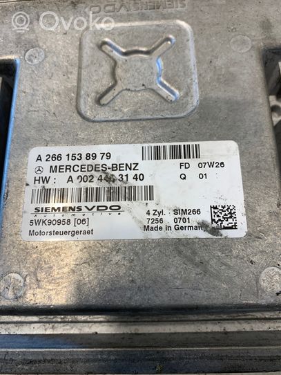 Mercedes-Benz A W169 Sterownik / Moduł ECU A2661538979