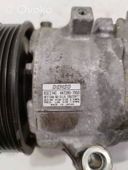 Toyota RAV 4 (XA40) Ilmastointilaitteen kompressorin pumppu (A/C) 4472807950