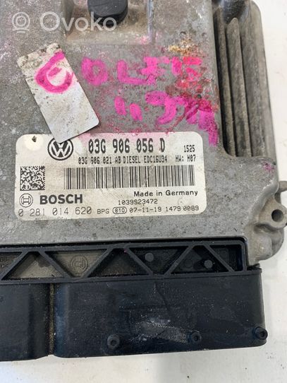 Volkswagen Golf V Sterownik / Moduł ECU 03G906021AB