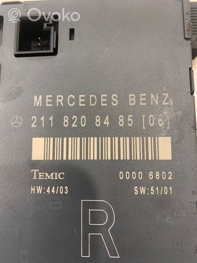 Mercedes-Benz E W211 Oven ohjainlaite/moduuli 2118208485