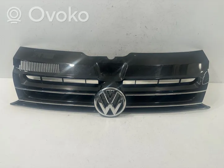 Volkswagen Multivan T5 Front bumper upper radiator grill 7e5853653