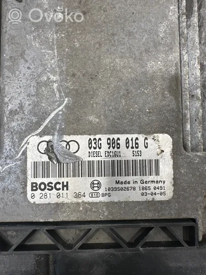 Audi A3 S3 8P Sterownik / Moduł ECU 0281011364