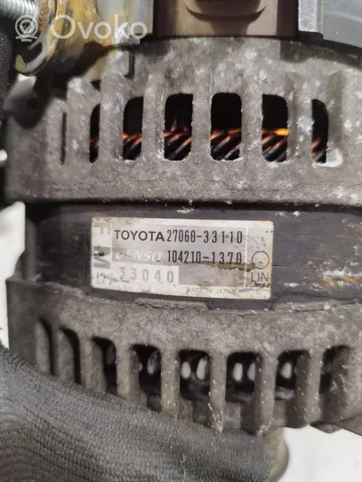 Toyota Verso-S Generatore/alternatore 2706033110