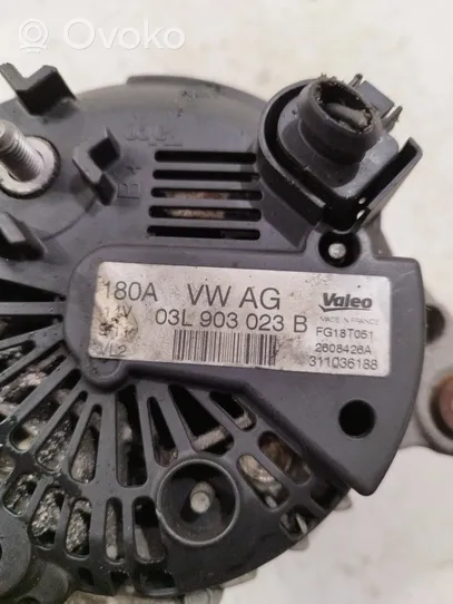 Volkswagen PASSAT B7 Alternator 03L903023B