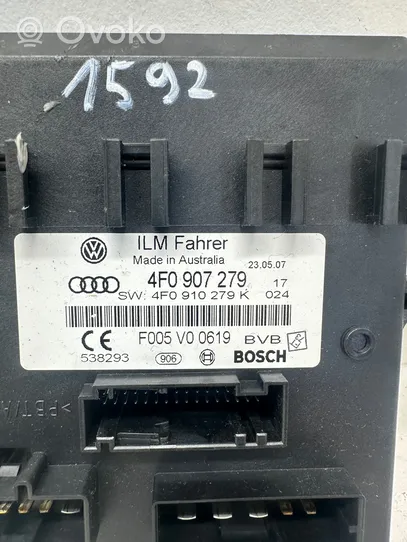 Audi A6 S6 C6 4F Moduł / Sterownik komfortu 4F0907279