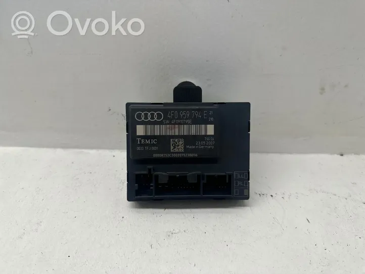 Audi A6 S6 C6 4F Unité de commande module de porte 4F0959794E