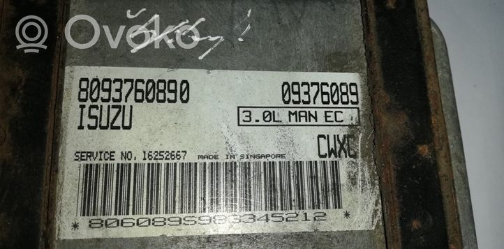 Opel Monterey Calculateur moteur ECU 