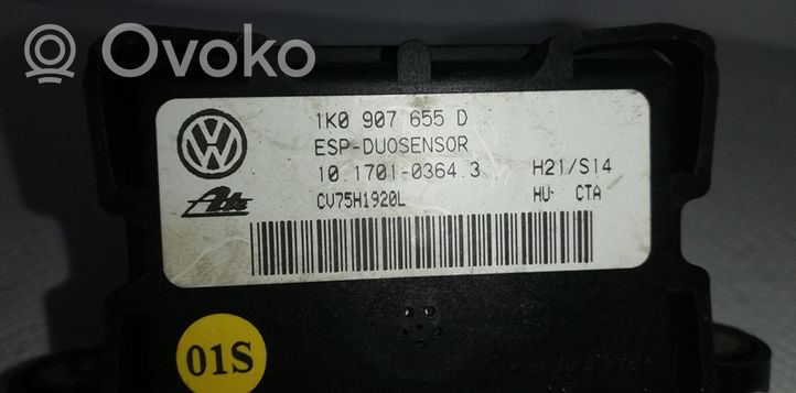 Volkswagen Golf V Aktiivijousituksen ohjainlaite (ESP) 1K0907655D