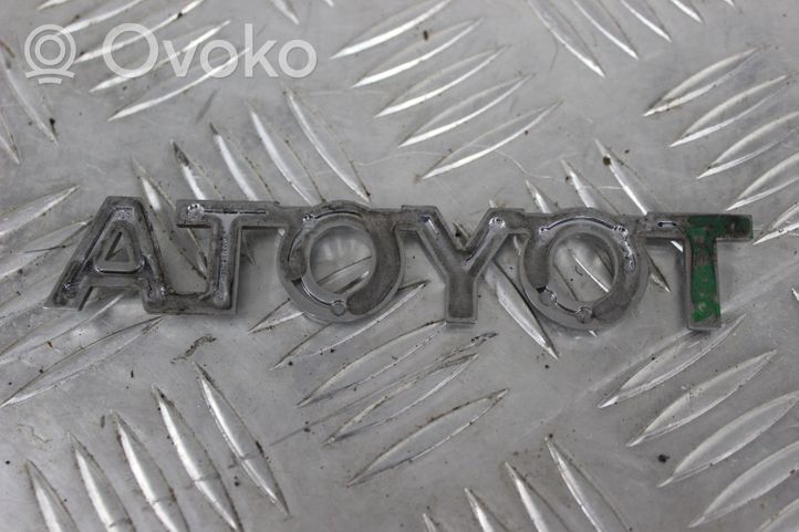 Toyota Yaris Emblemat / Znaczek tylny / Litery modelu 7531212320