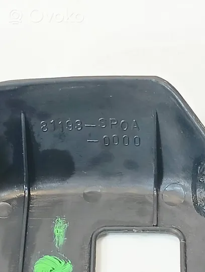 Honda Legend Osłona / Obudowa fotela przedniego pasażera 81193SP0A