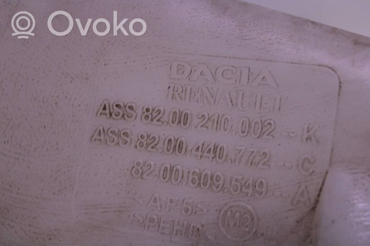 Dacia Sandero Zbiornik płynu do spryskiwaczy szyby przedniej / czołowej 8200609549