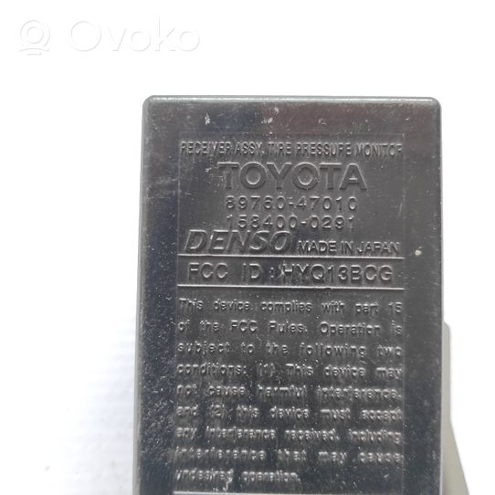 Toyota Prius (XW20) Module de pression des pneus 8976047010