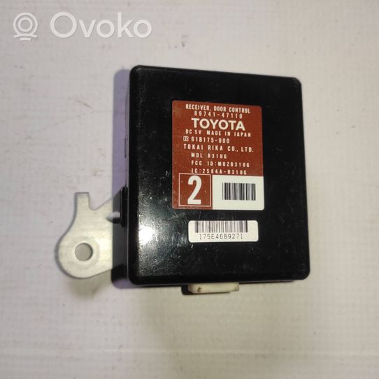 Toyota Prius (XW20) Centralina/modulo chiusura centralizzata portiere 8974147110