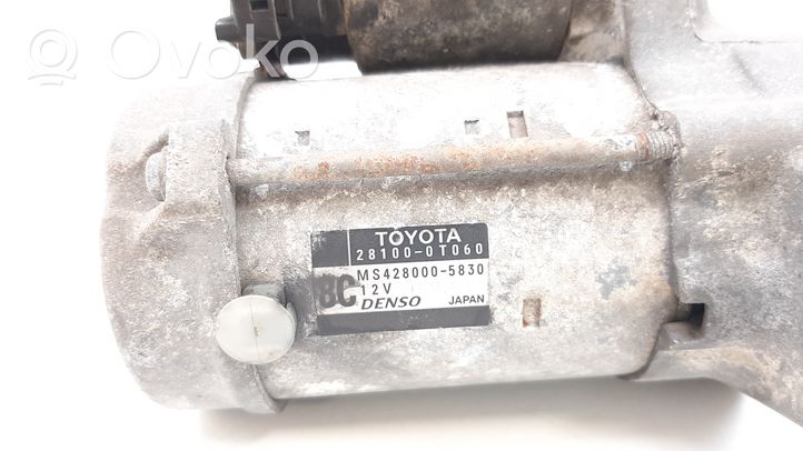 Toyota Avensis T270 Starteris MS4280005830
