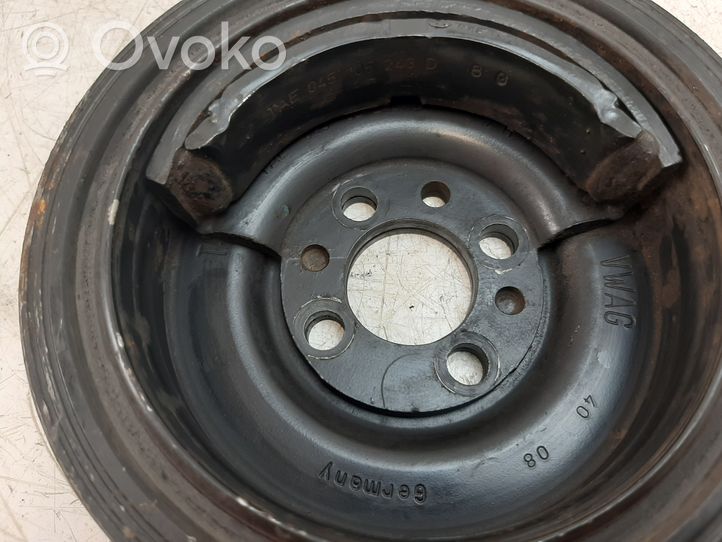 Volkswagen Polo IV 9N3 Koło pasowe wału korbowego 045105243D