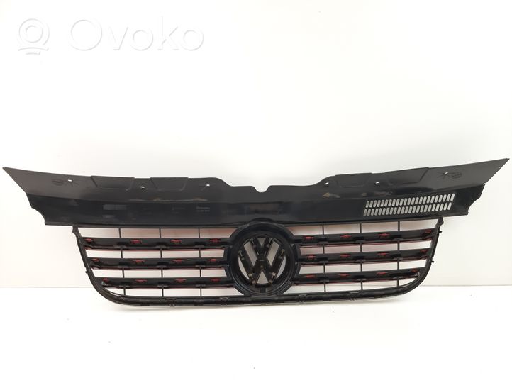 Volkswagen Transporter - Caravelle T5 Grille calandre supérieure de pare-chocs avant 7H5807101