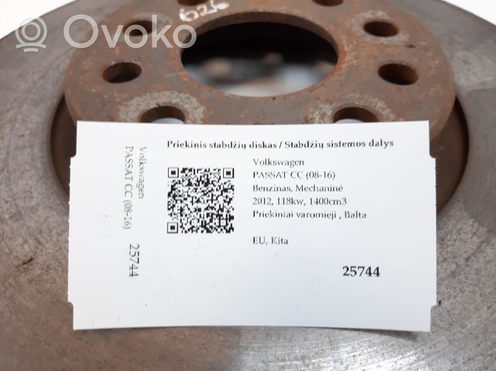 Volkswagen PASSAT CC Front brake disc 