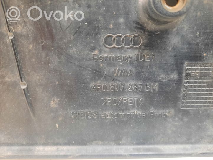 Audi RS6 C6 Ramka przedniej tablicy rejestracyjnej 4F0807285BM