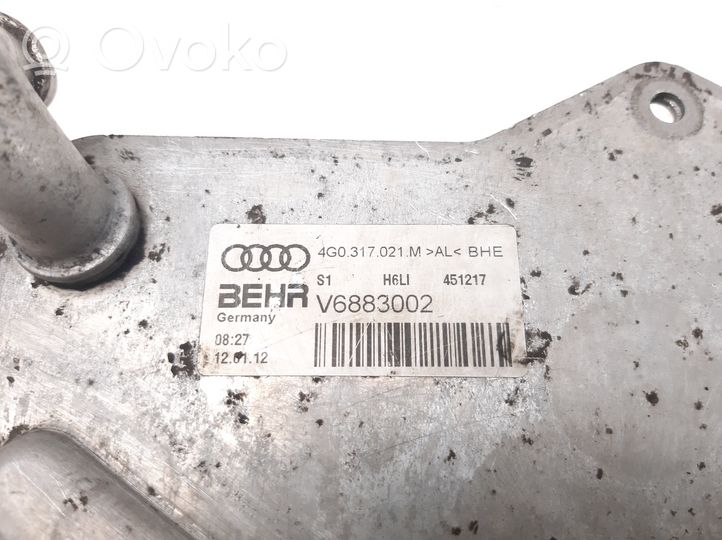 Audi A5 8T 8F Масляный радиатор коробки передач 4G0317021M