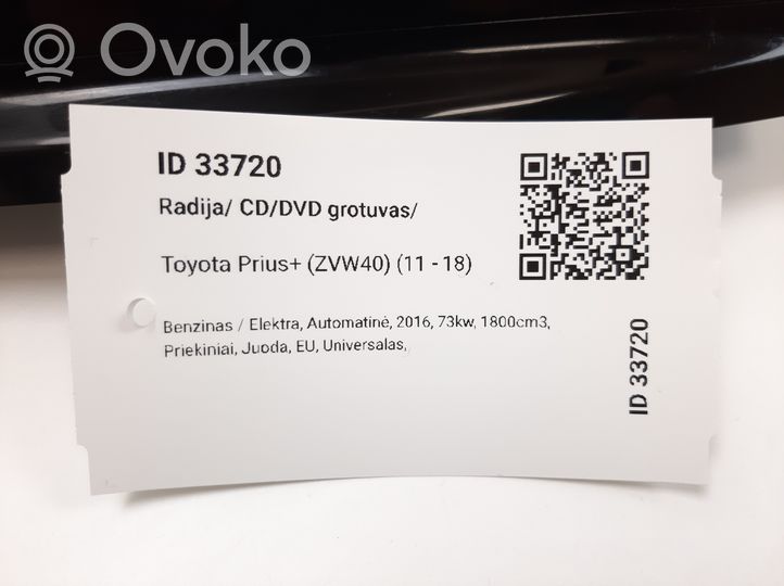 Toyota Prius+ (ZVW40) Unità principale autoradio/CD/DVD/GPS 8614047231