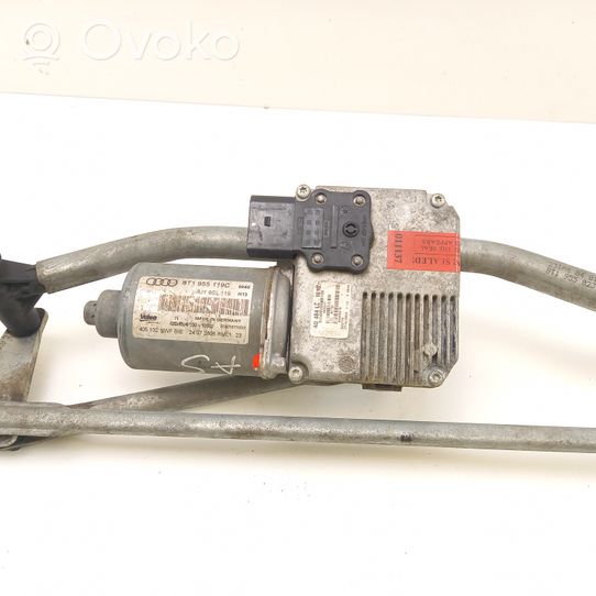 Audi A5 8T 8F Tringlerie et moteur d'essuie-glace avant 8T1955119C