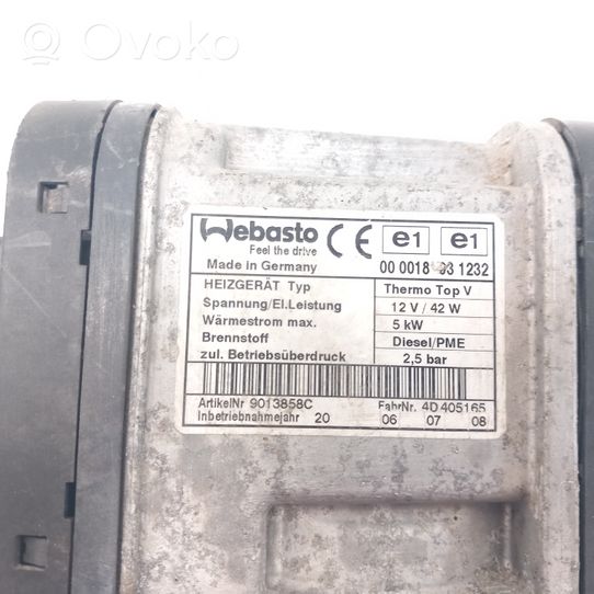 Volkswagen PASSAT B6 Ogrzewanie postojowe Webasto 3C0815065F