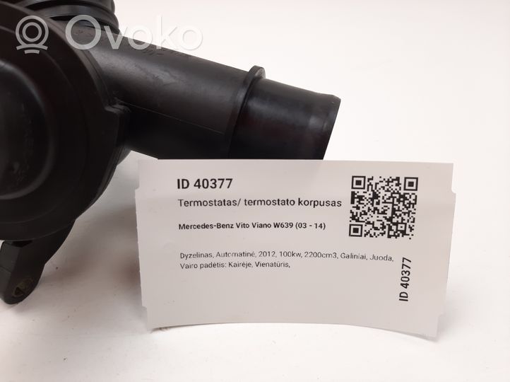 Mercedes-Benz Vito Viano W639 Termostaatin kotelo A6512001713