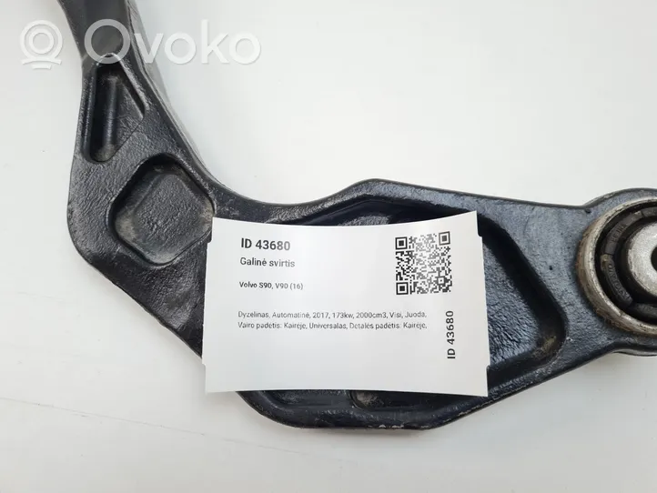 Volvo S90, V90 Braccio di controllo sospensione posteriore 31360865