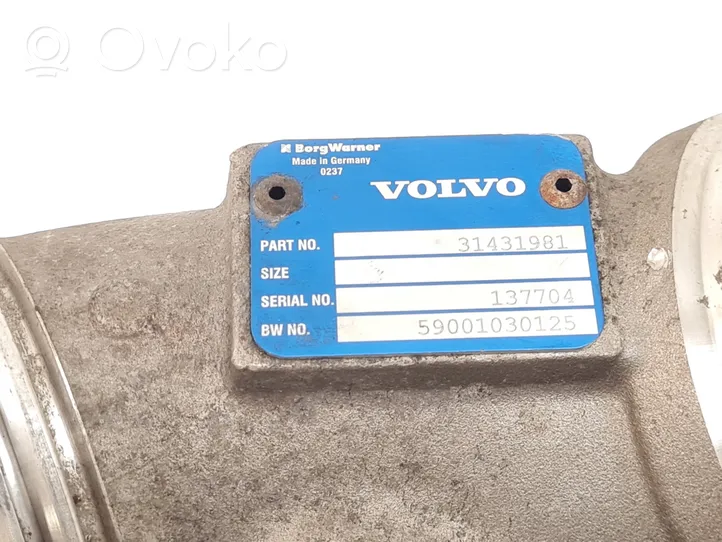 Volvo S90, V90 Oro vamzdis į turbiną 31431981