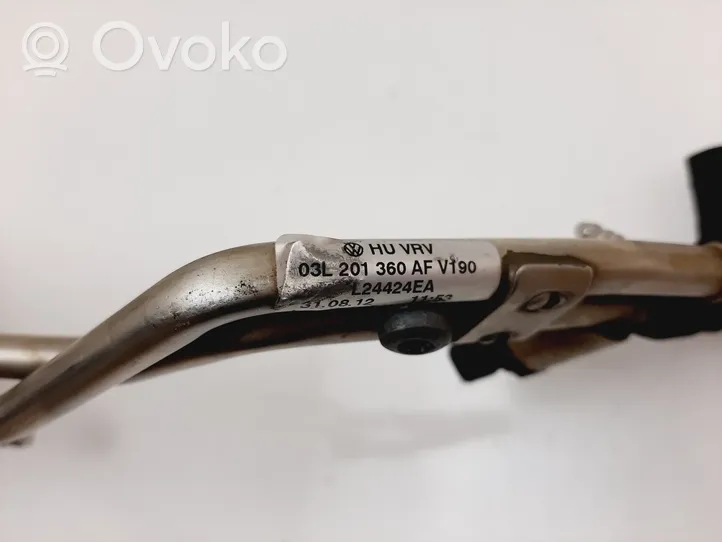 Audi A6 S6 C7 4G Fuel line pipe 03L201360