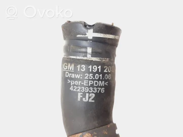 Opel Corsa D Tubo flessibile del liquido di raffreddamento del motore 13191208