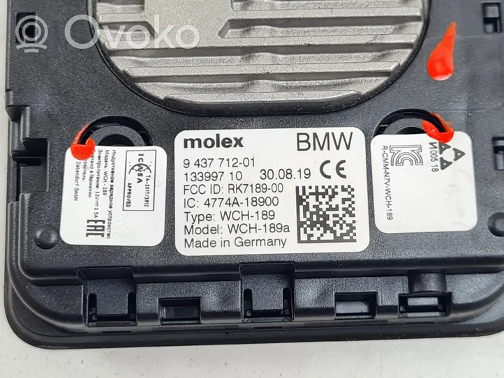 BMW 3 G20 G21 Wireless charging module 9437712