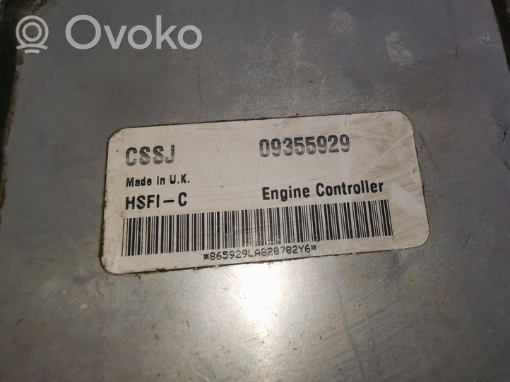 Opel Astra G Calculateur moteur ECU 09355929