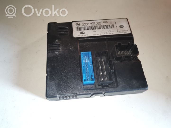 Audi A8 S8 D3 4E Comfort/convenience module 4E0907289