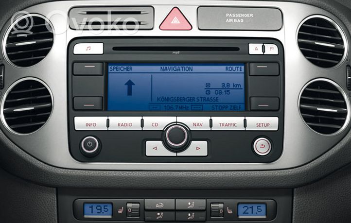 Volkswagen Touran I Radio/CD/DVD/GPS-pääyksikkö 1K0035191D