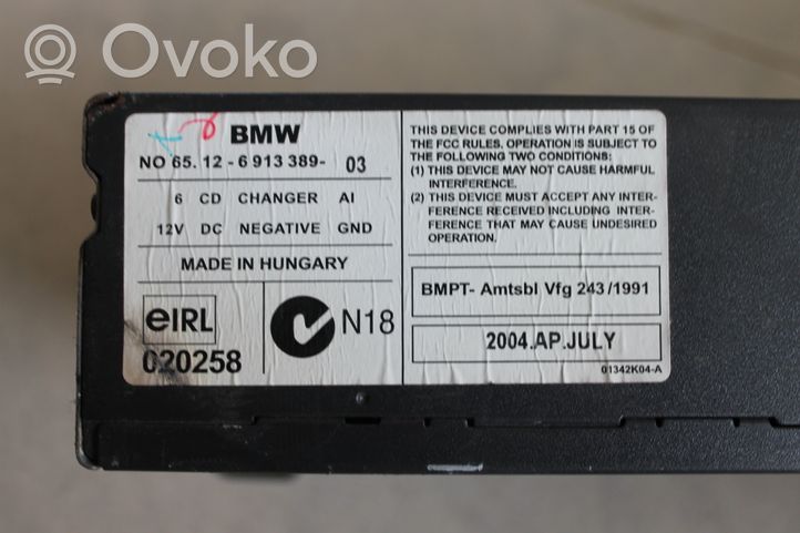 BMW X5 E53 Zmieniarka płyt CD/DVD 65126913389
