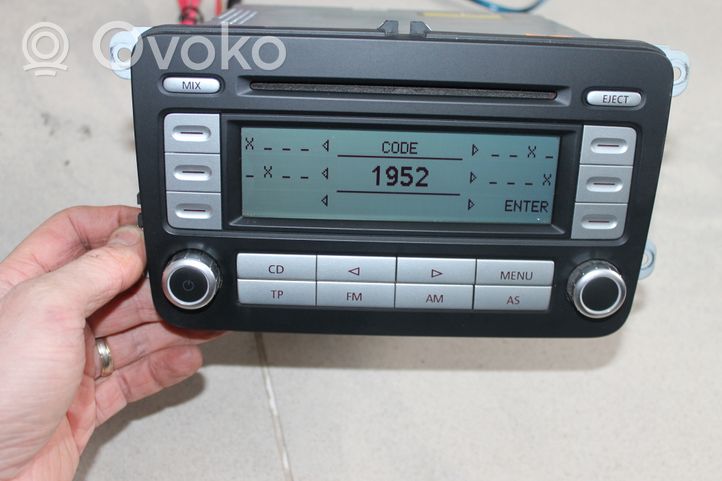 Volkswagen Caddy Radio/CD/DVD/GPS-pääyksikkö 1K0035186T