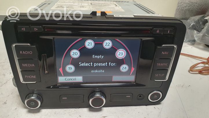 Volkswagen Multivan T5 Radio/CD/DVD/GPS-pääyksikkö 3C0035279