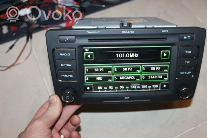 Skoda Yeti (5L) Radio/CD/DVD/GPS-pääyksikkö 1Z0035156F