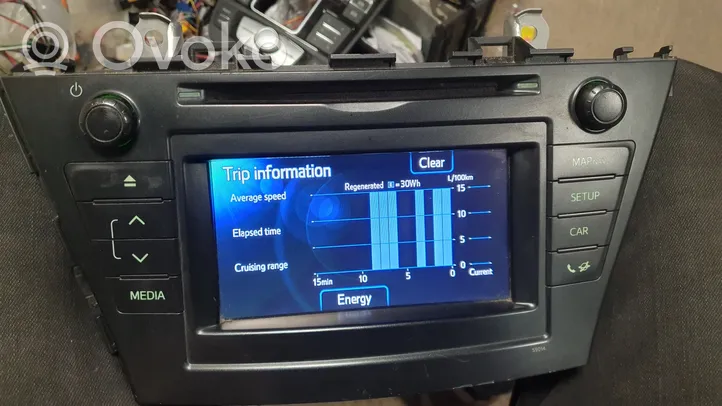 Toyota Prius (XW30) Radio/CD/DVD/GPS-pääyksikkö 8614047110