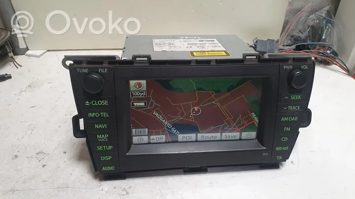 Toyota Prius (XW30) Radio/CD/DVD/GPS-pääyksikkö 8612047410